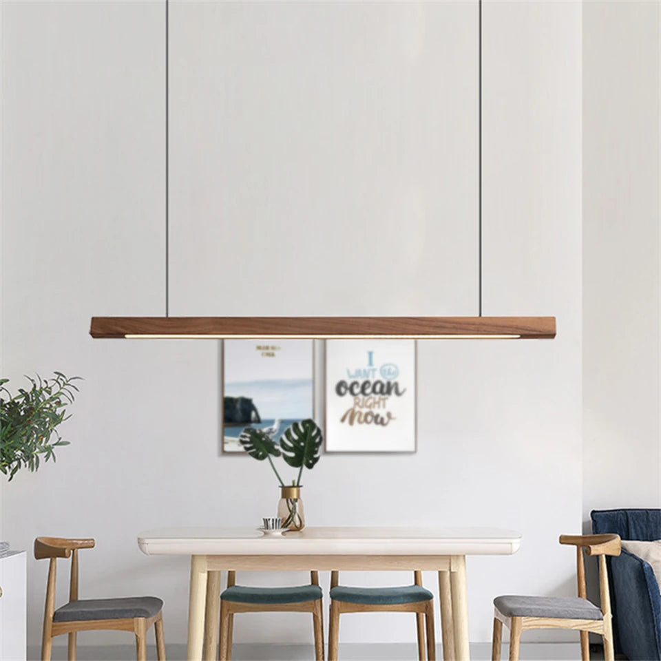 Wooden Pendant Hanging Lamp