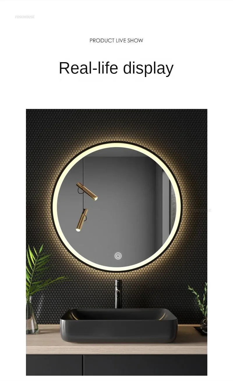 Modern Alloy Smart Bath Mirror