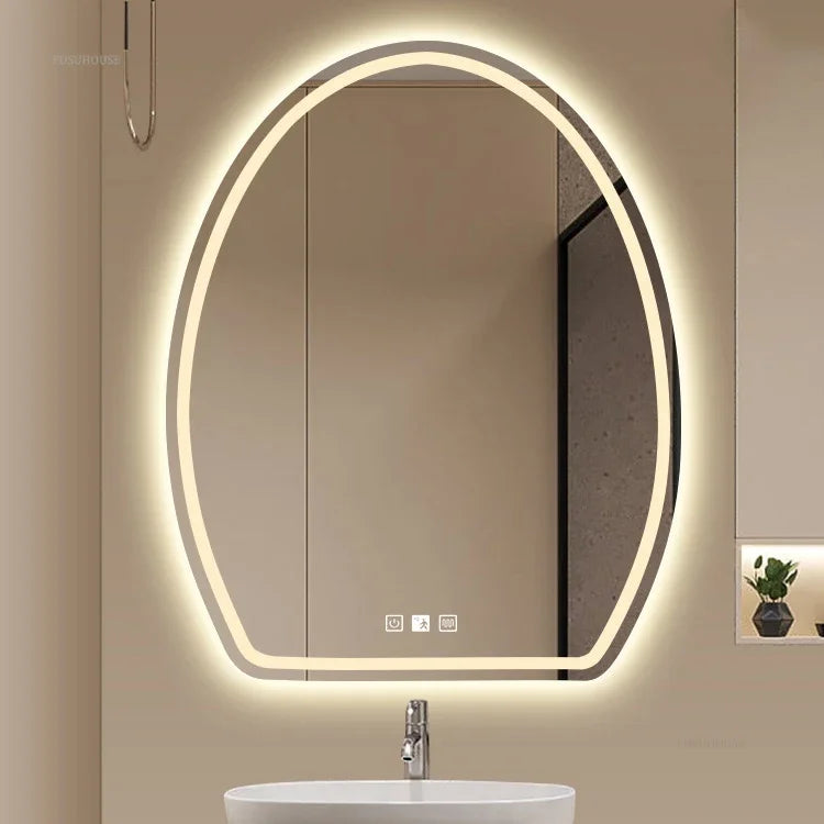 Nordic Oval LED Bath Mirror