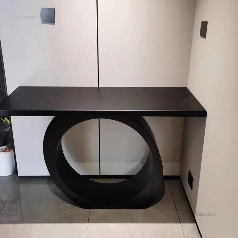 Round Console Table