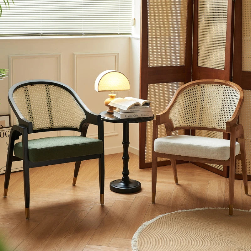 Wood Rattan Chairs