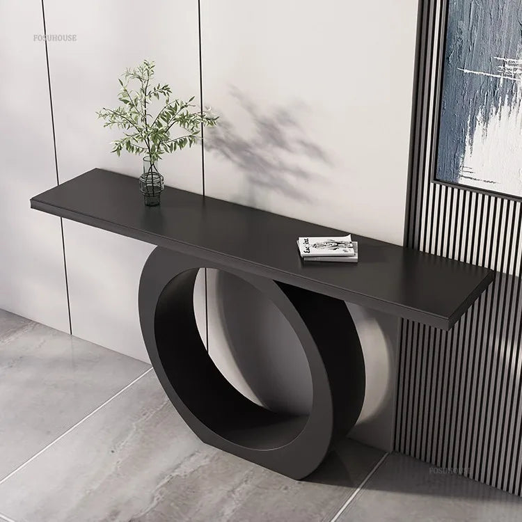 Round Console Table