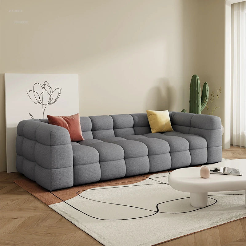 Nordic Velvet Living Room Sofa