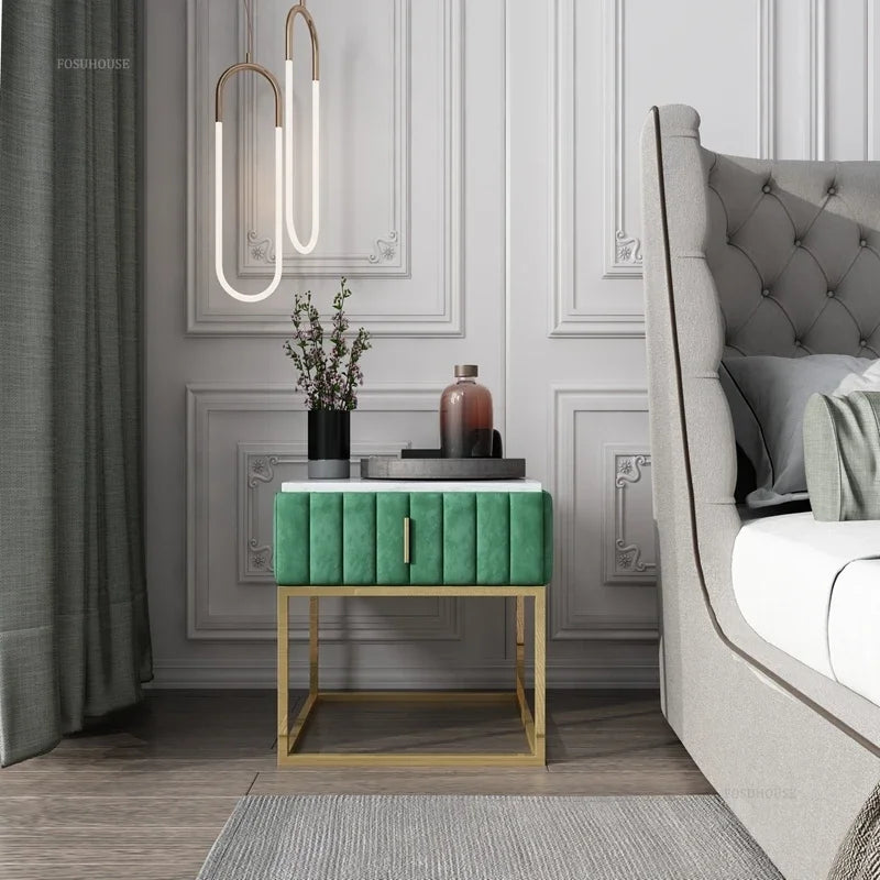 Bedside Iron Nightstand