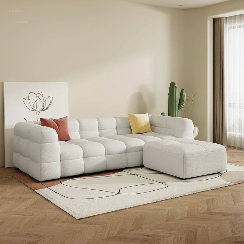 Nordic Velvet Living Room Sofa