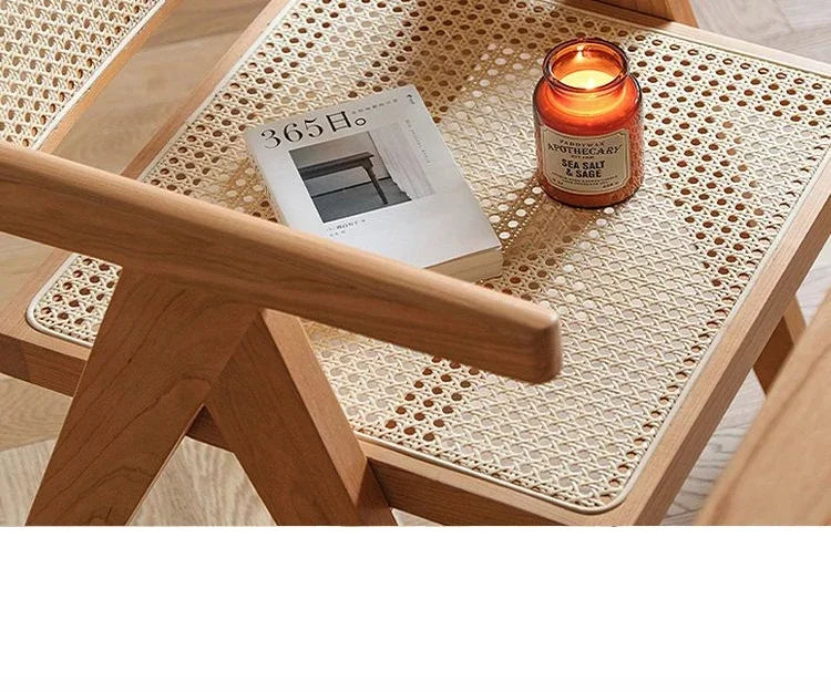 Rattan Wooden Armchair