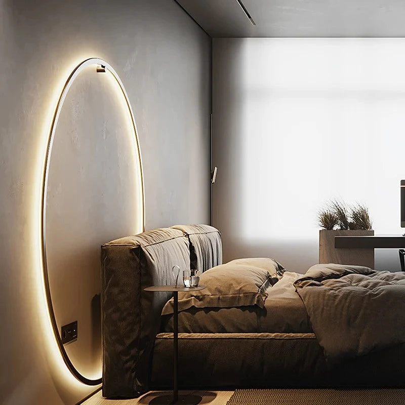 Bedroom Round Wall Light