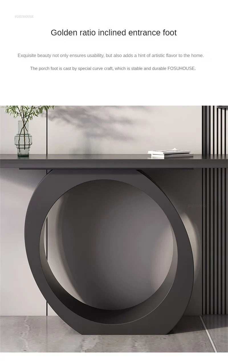 Round Console Table