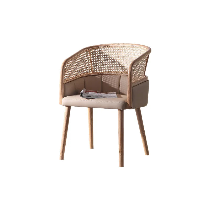 Rattan Armless Lounge Chair