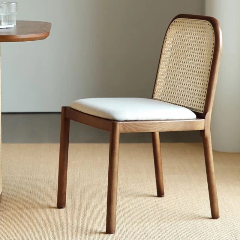 Nordic Style Rattan Dining Chairs