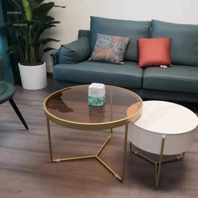 Nordic Rock Plate Coffee Tables