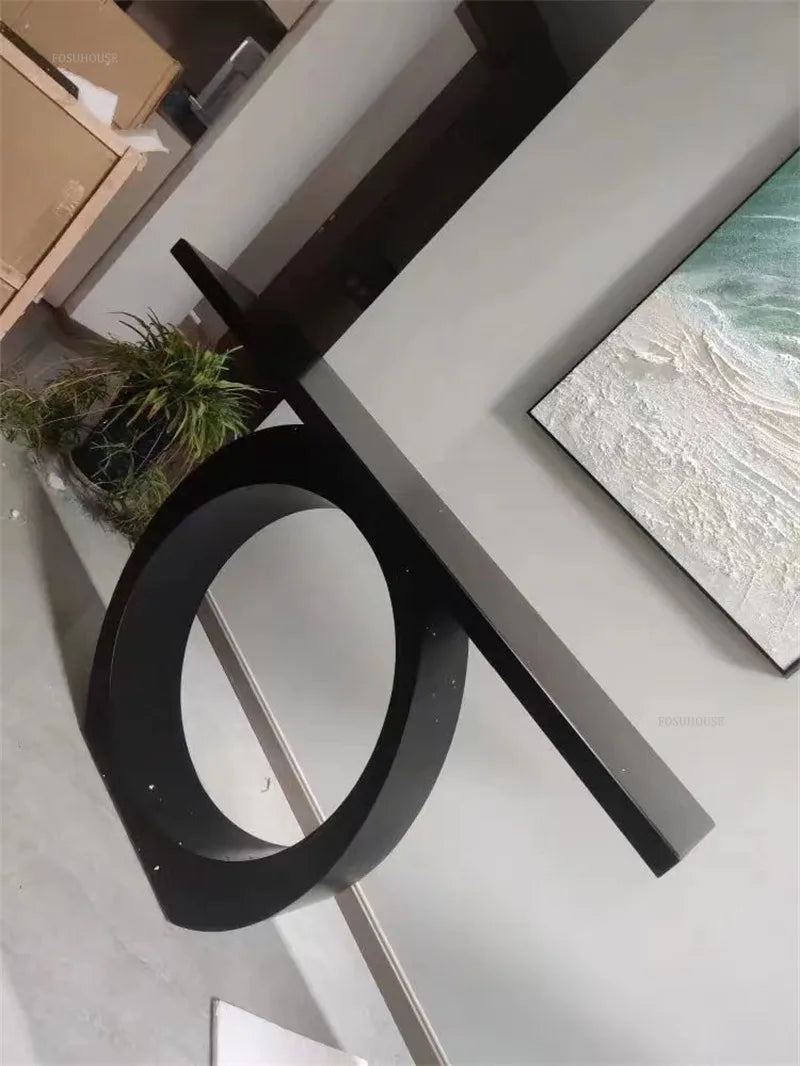 Round Console Table
