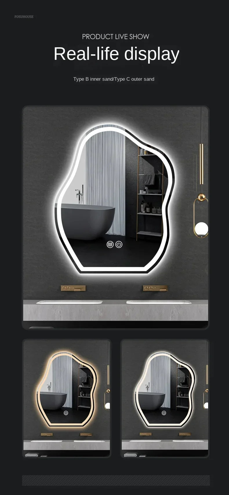 Contemporary Smart Bath Mirror