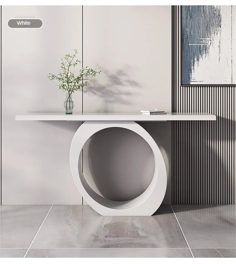 Round Console Table