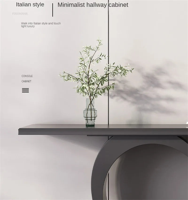 Round Console Table