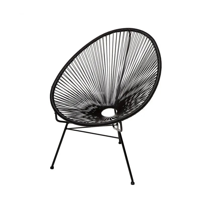 Rattan Round Lounge Chair