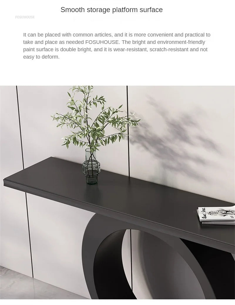 Round Console Table