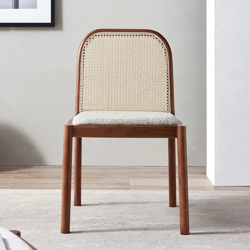 Nordic Style Rattan Dining Chairs