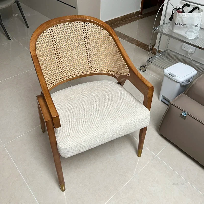 American Style Rattan Dining Chair