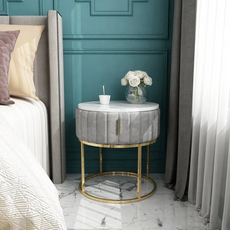 Bedside Iron Nightstand