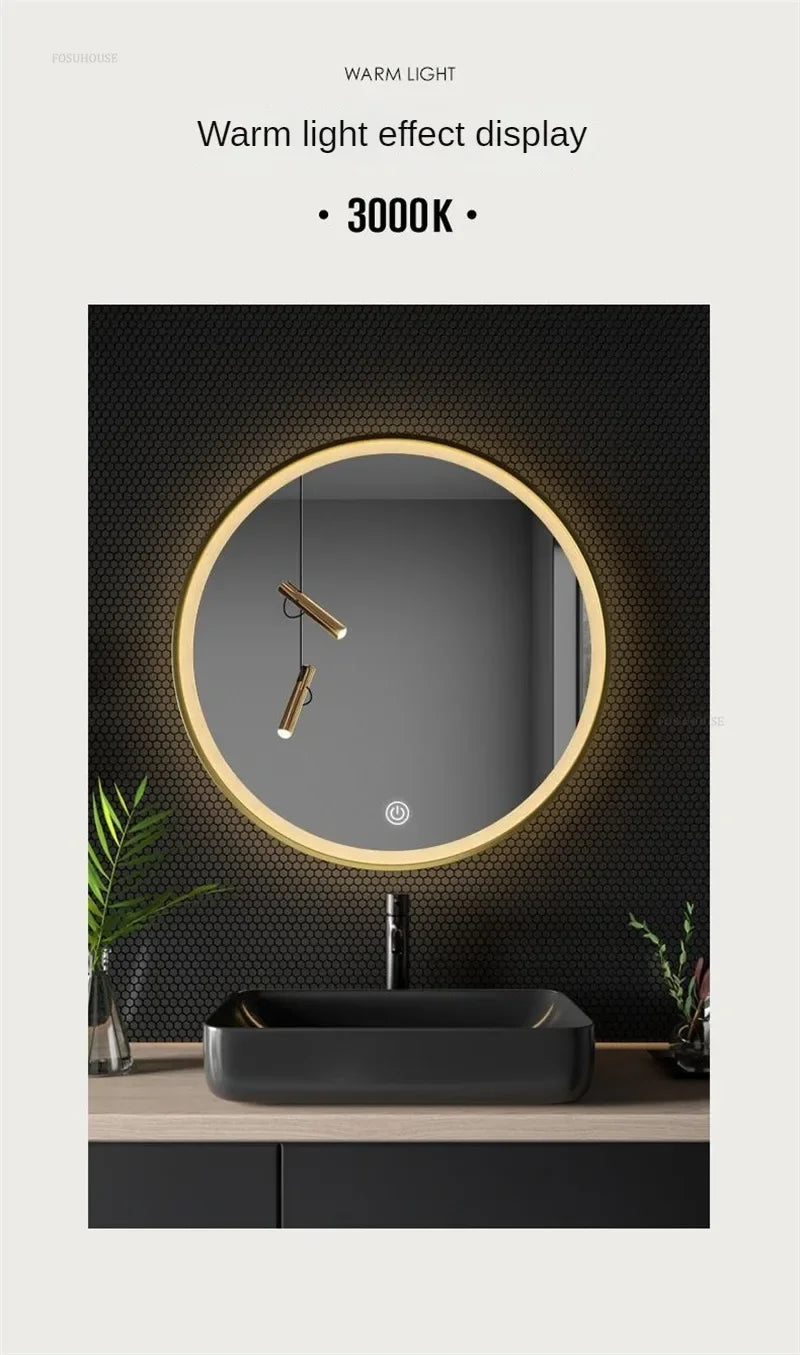 Modern Alloy Smart Bath Mirror