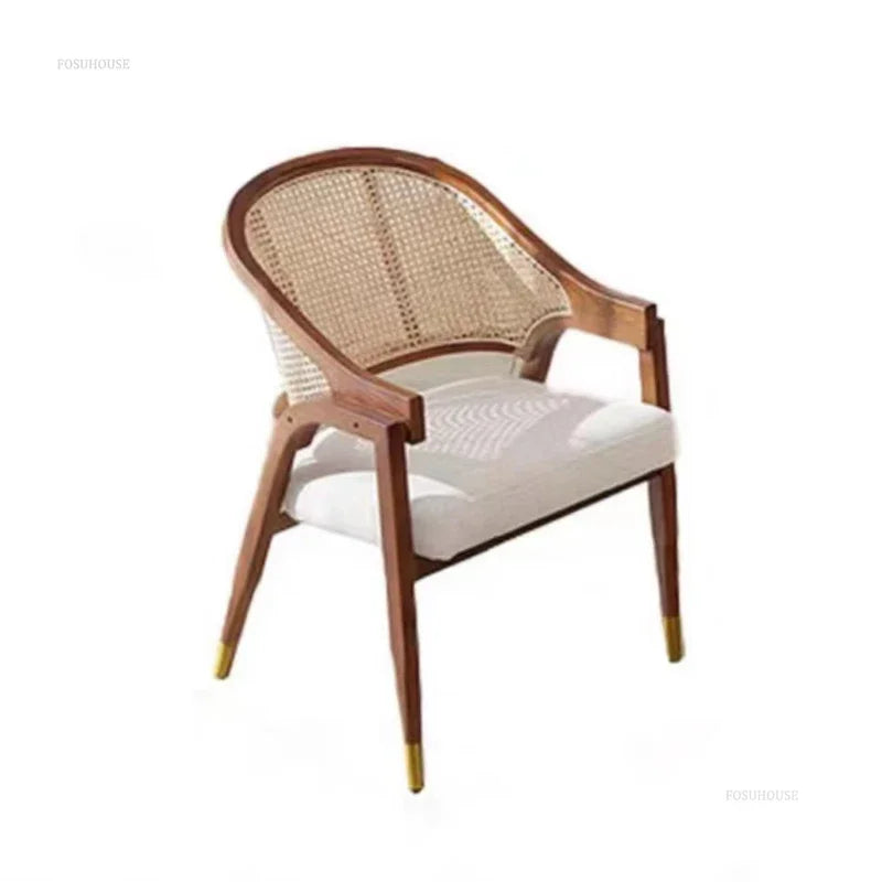 American Style Rattan Dining Chair