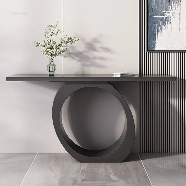 Round Console Table