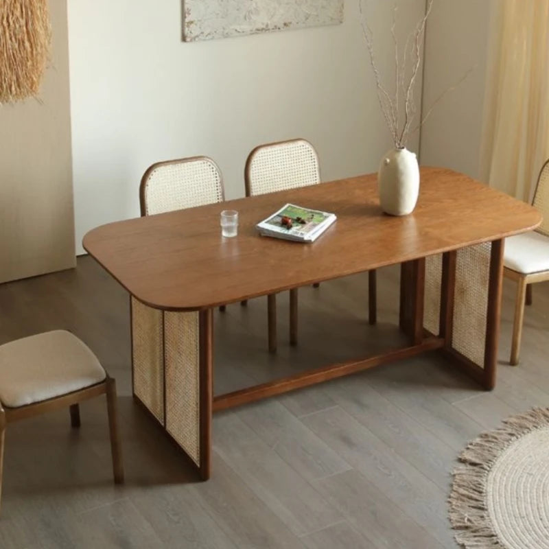Nordic Style Rattan Dining Chairs