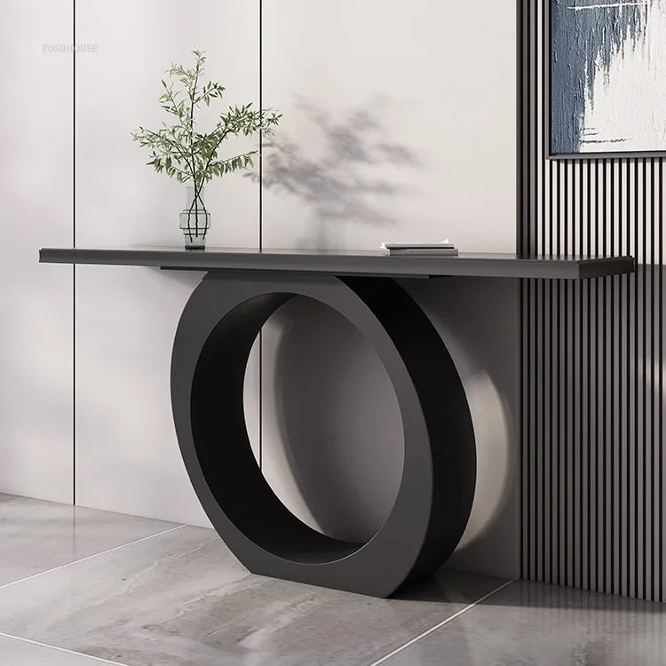 Round Console Table