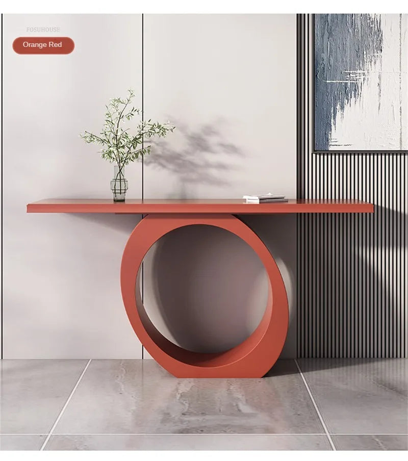 Round Console Table