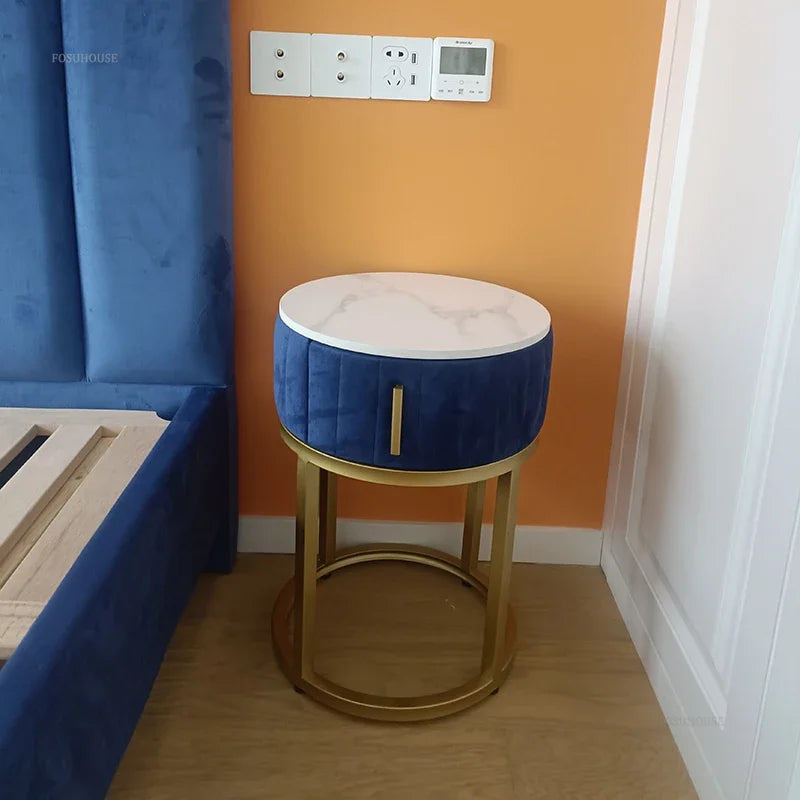 Bedside Iron Nightstand