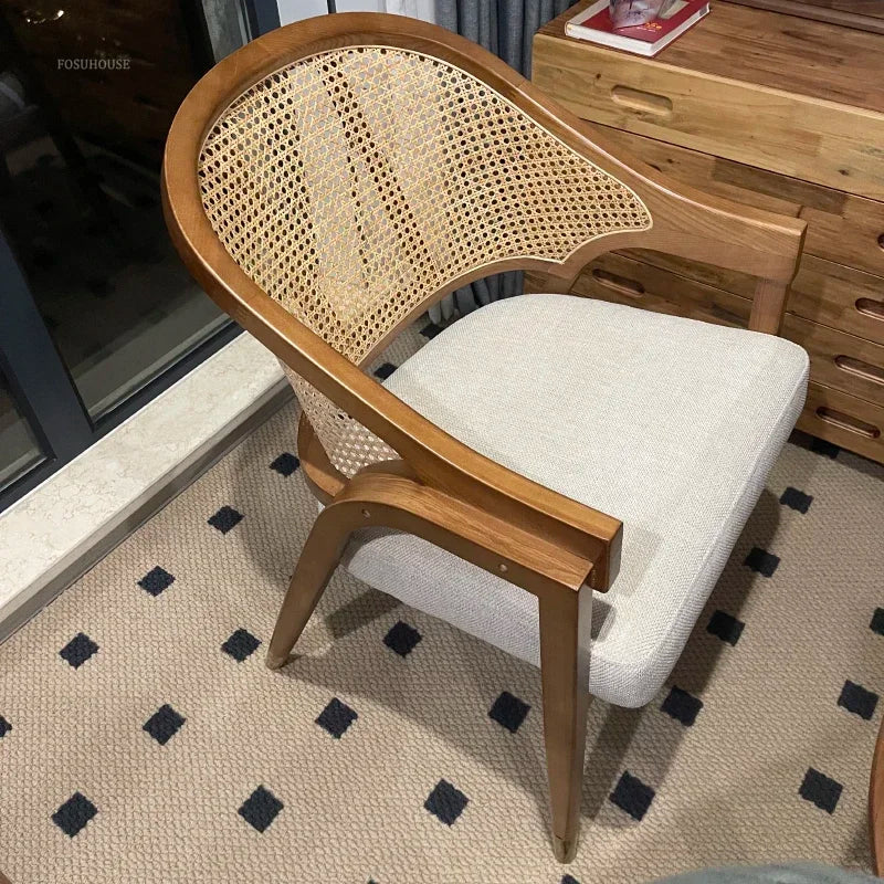 American Style Rattan Dining Chair