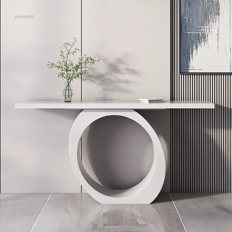 Round Console Table