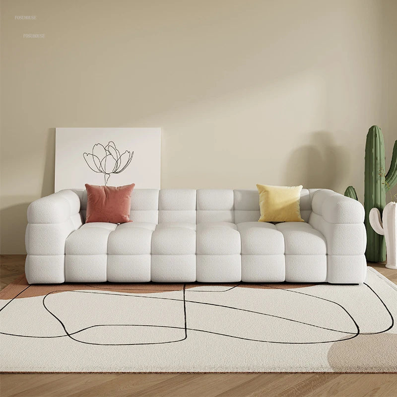 Nordic Velvet Living Room Sofa