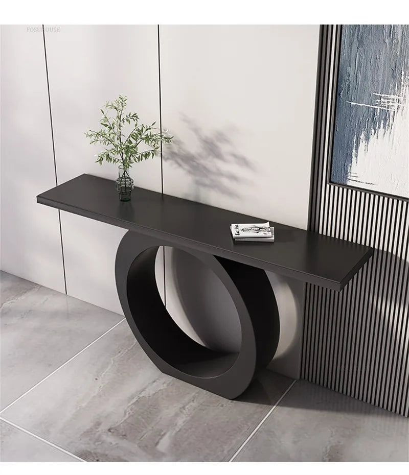 Round Console Table