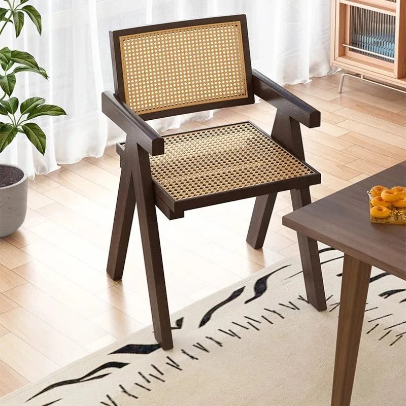 Square Rattan Chair