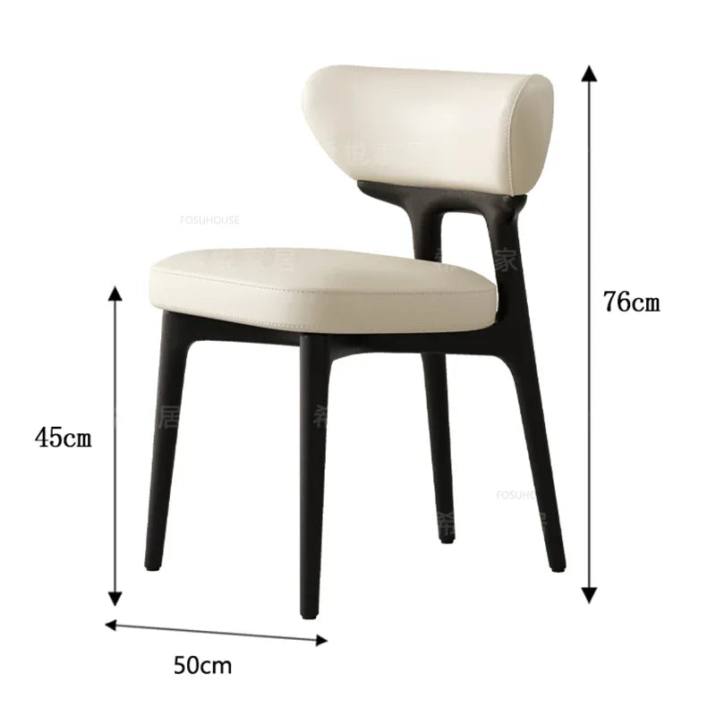 European Solid Wood Dining Chairs