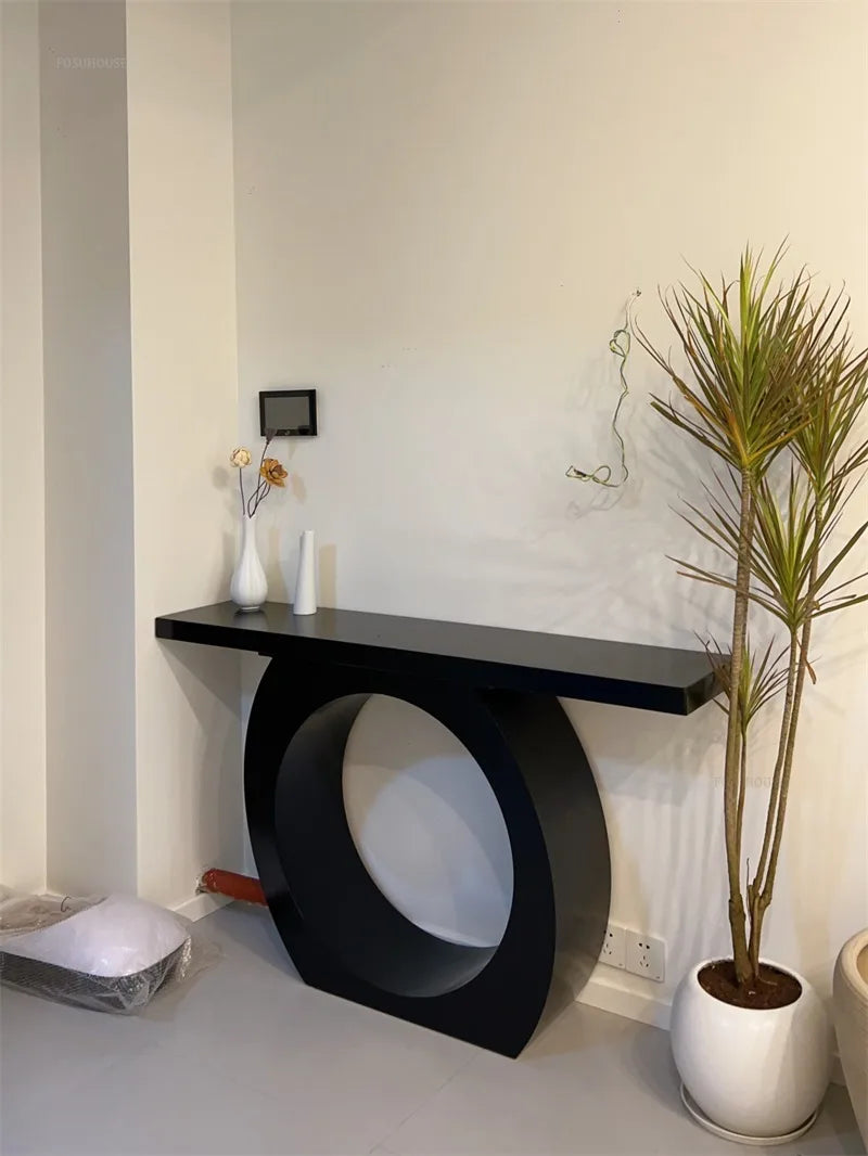 Round Console Table
