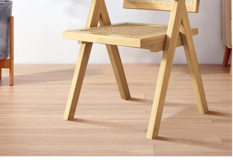 Rattan Wooden Armchair
