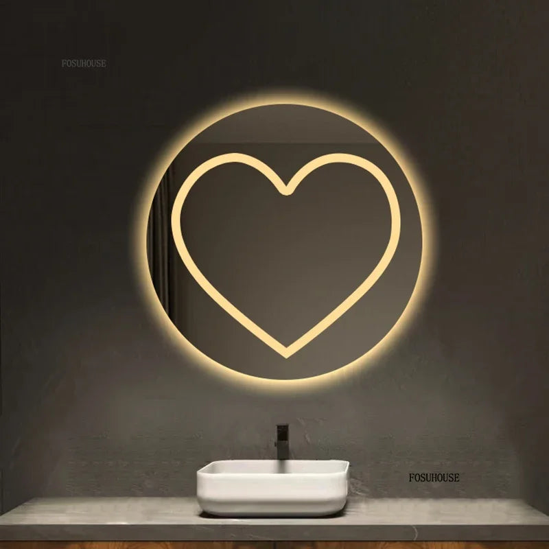 Heart Led Smart Bath Mirror