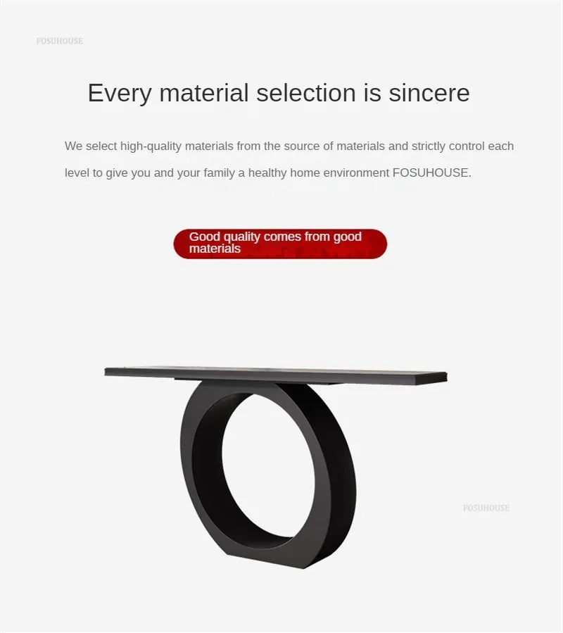 Round Console Table