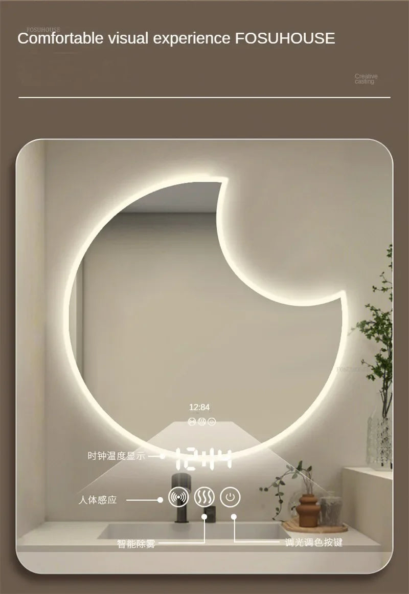 Crescent Smart Bath Mirror