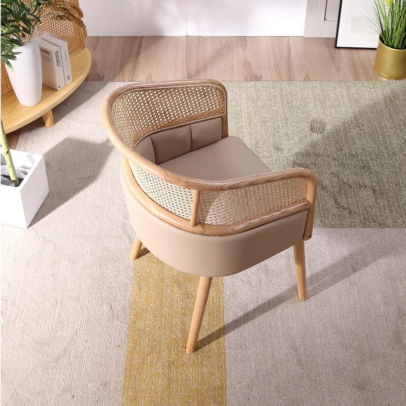 Rattan Armless Lounge Chair