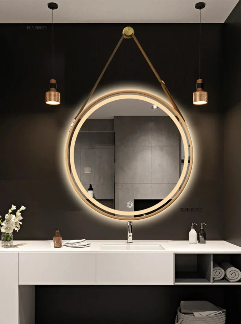 Hanging Rope Smart Bath Mirror