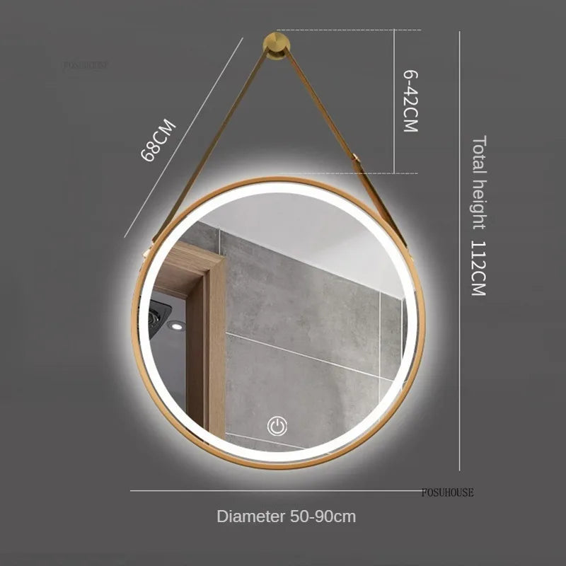 Hanging Rope Smart Bath Mirror