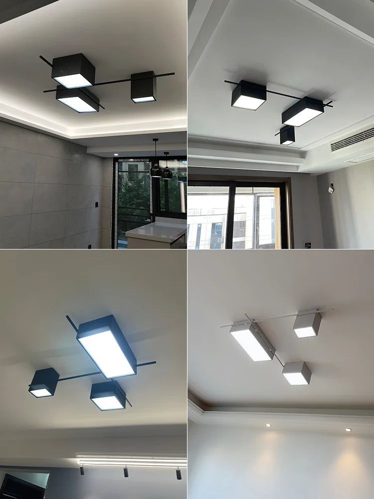 Nordic Square Ceiling Lamp