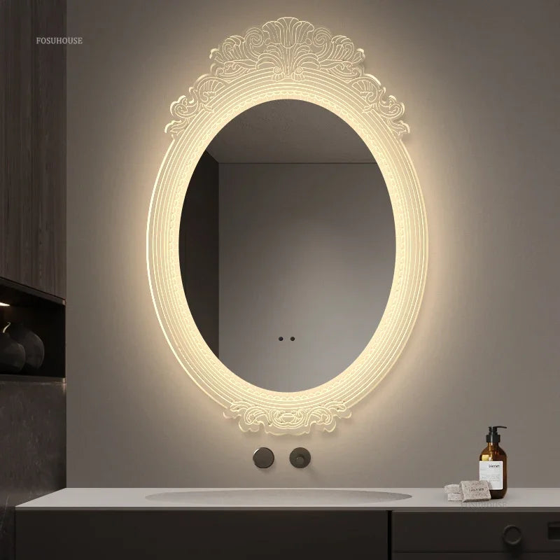 French Retro Bath Mirror