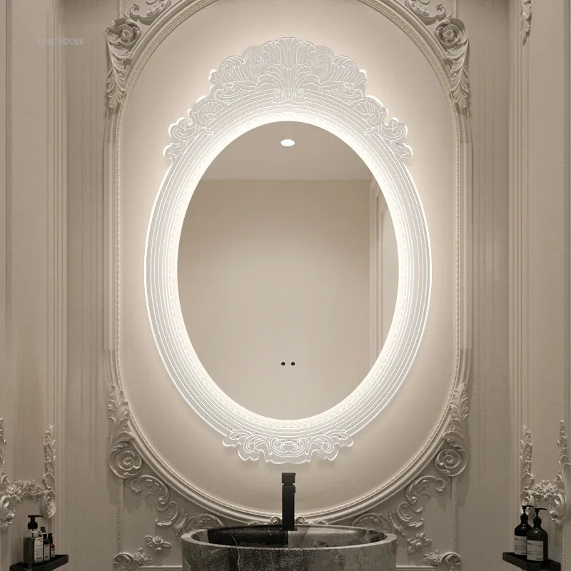 French Retro Bath Mirror