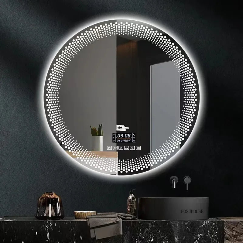 Round LED Bathroom Mirror