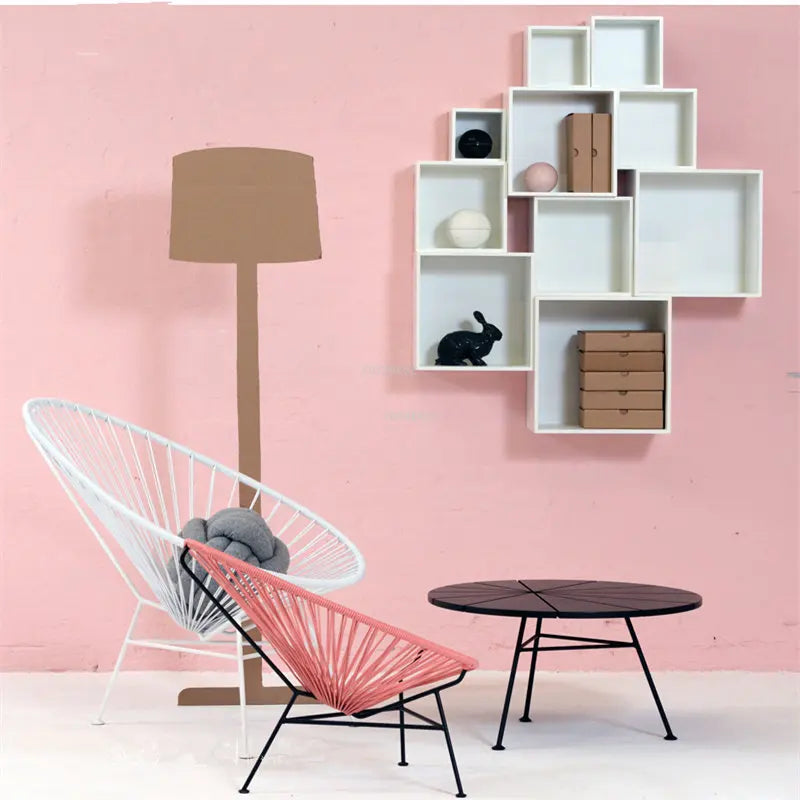 Rattan Round Lounge Chair